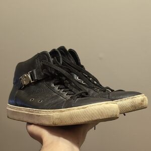 Versace Collection Black High-Top Sneakers